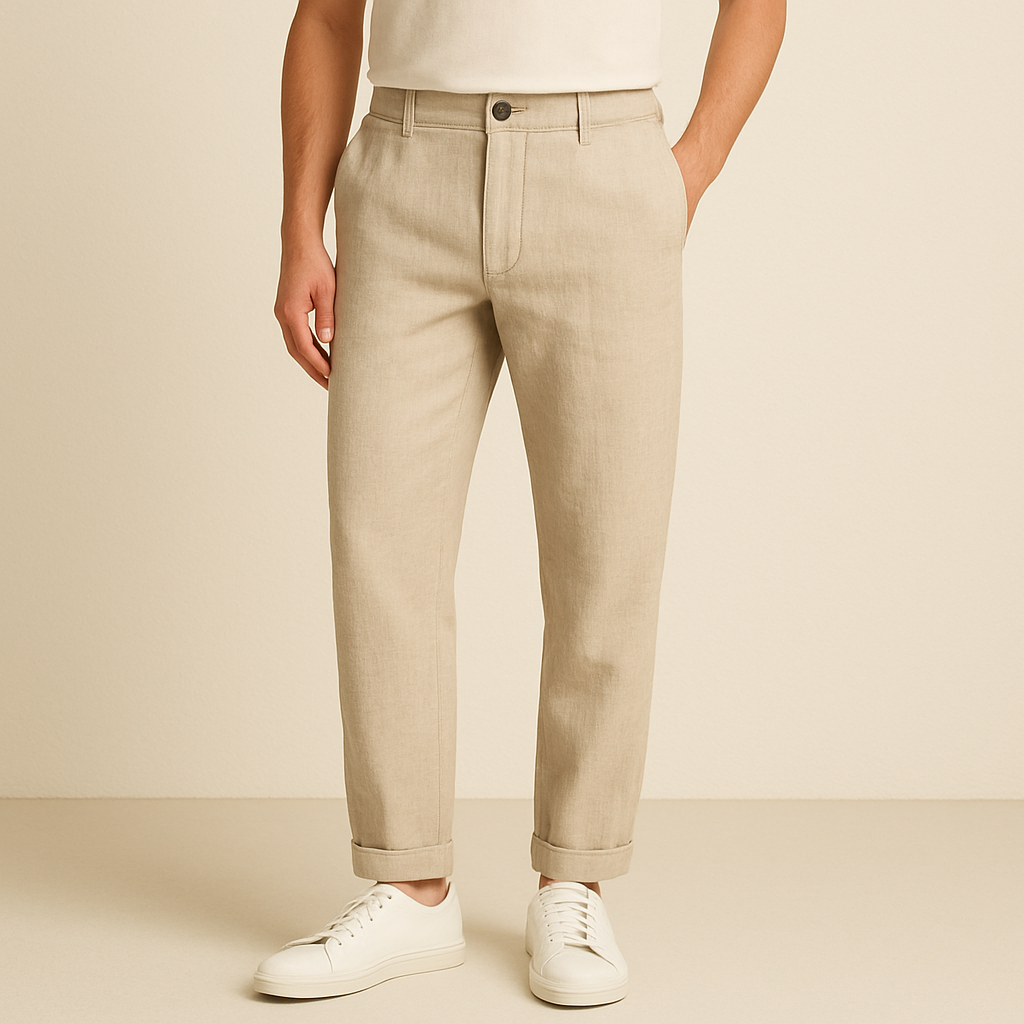 Herren Leinenhose - Bequemer und leichter Stil