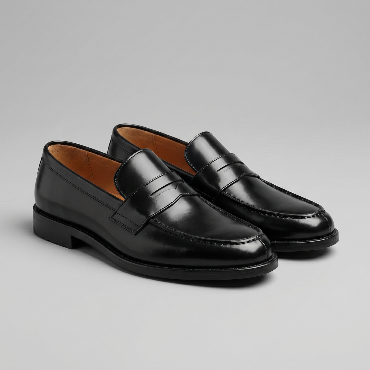 Elegante Penny Loafers aus Kunstleder für Herren