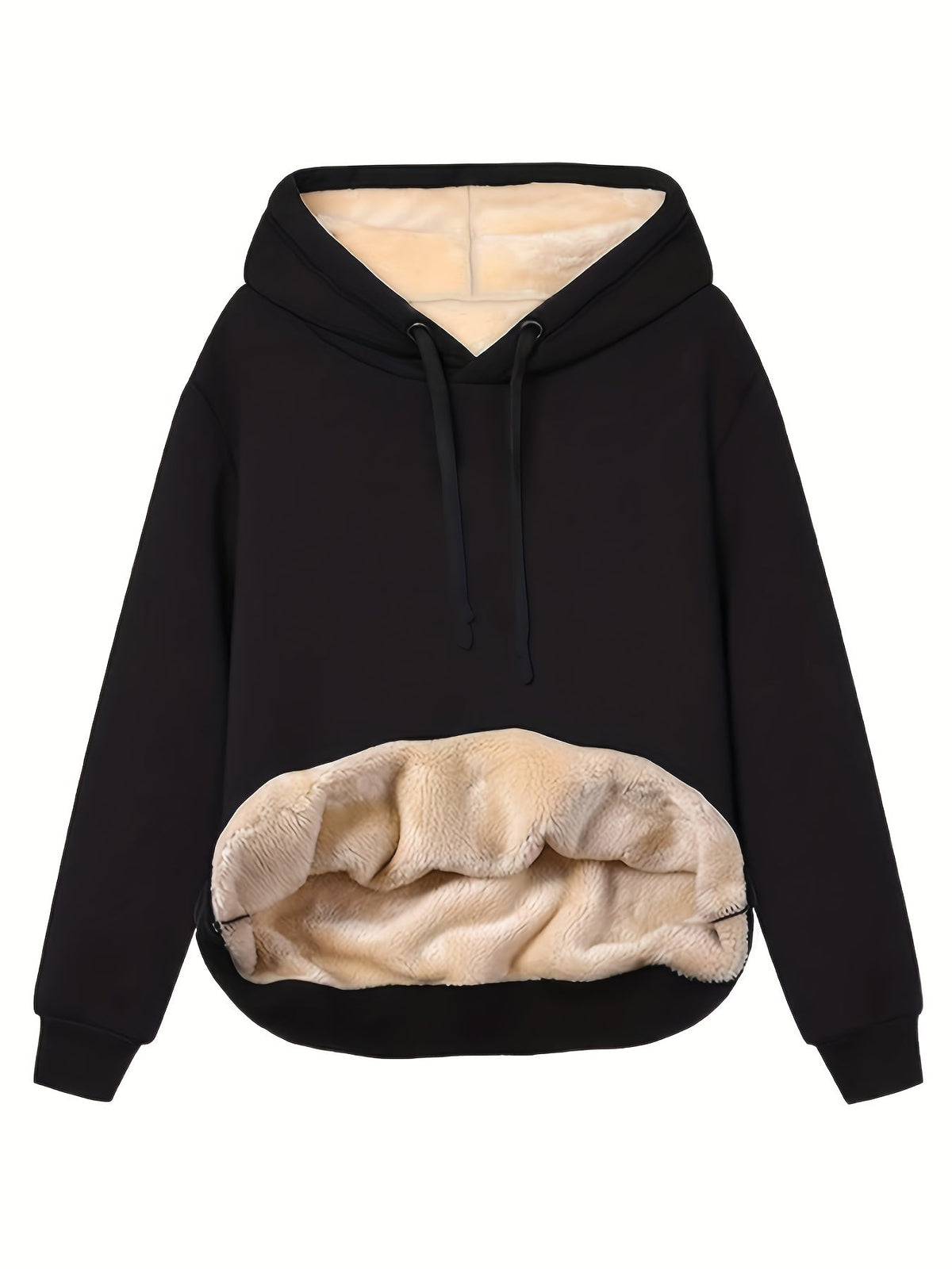 Kuscheliger Kapuzenpullover mit Fleecefutter