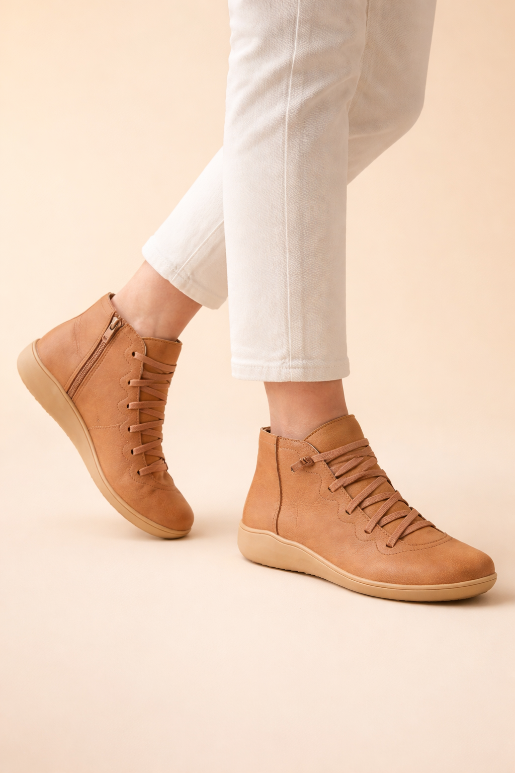 Orthopädische Stiefeletten Mit Atmungsaktivem Material