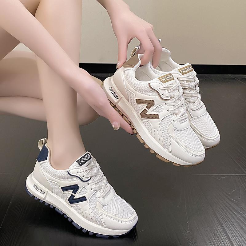 Damen Chunky Mesh Sneaker Zum Schnüren