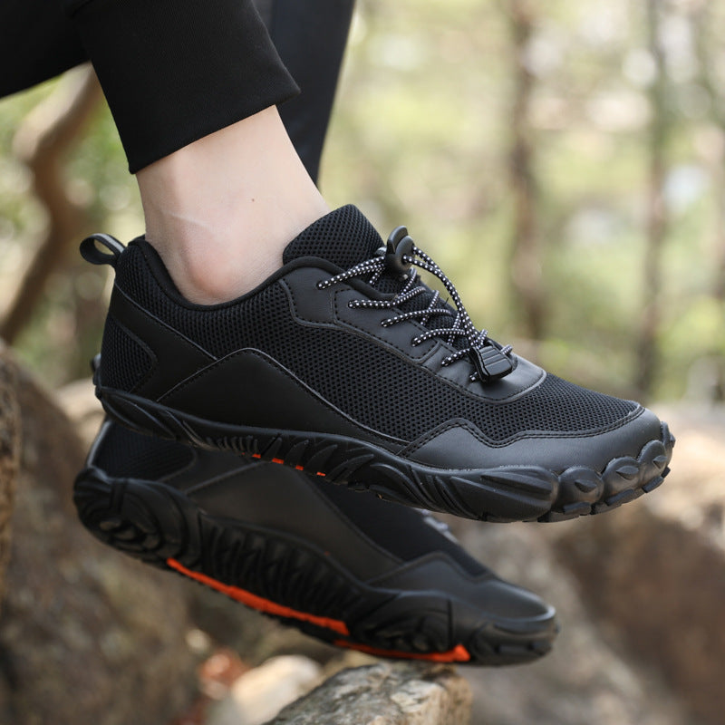 Rutschfeste Barfuß Wanderschuhe mit breiter Zehenbox