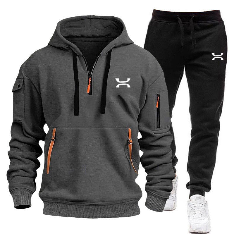 Zweiteiliger Herren Trainingsanzug mit Kapuzenpullover