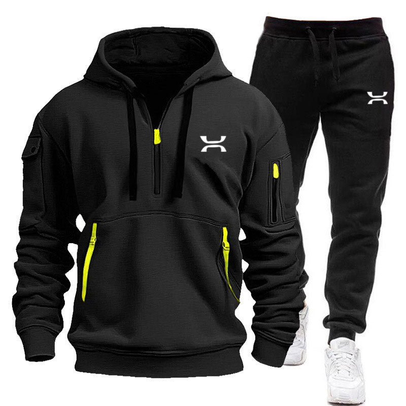 Zweiteiliger Herren Trainingsanzug mit Kapuzenpullover