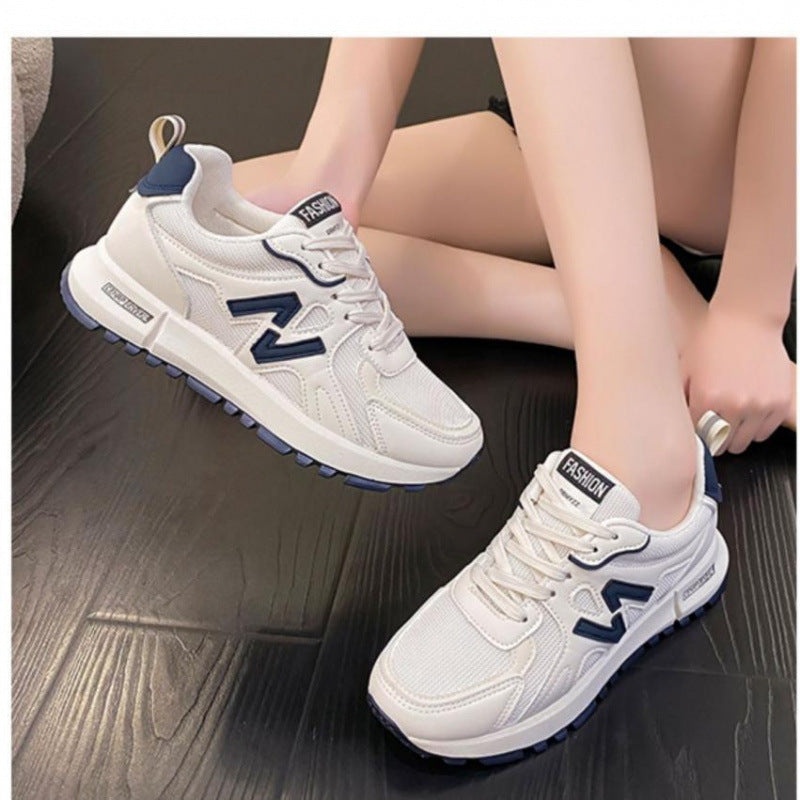 Damen Chunky Mesh Sneaker Zum Schnüren