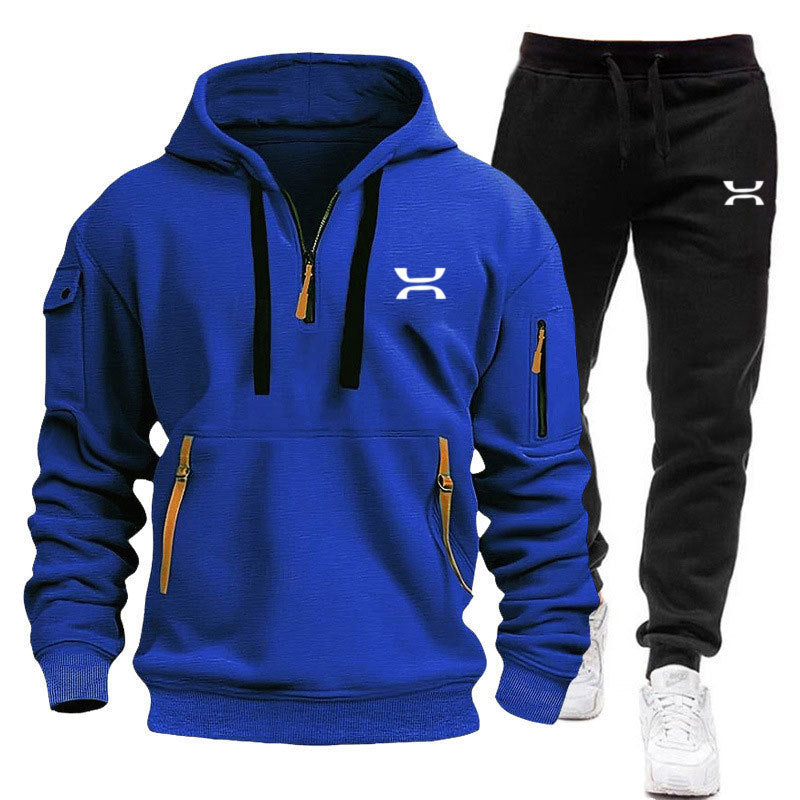 Zweiteiliger Herren Trainingsanzug mit Kapuzenpullover