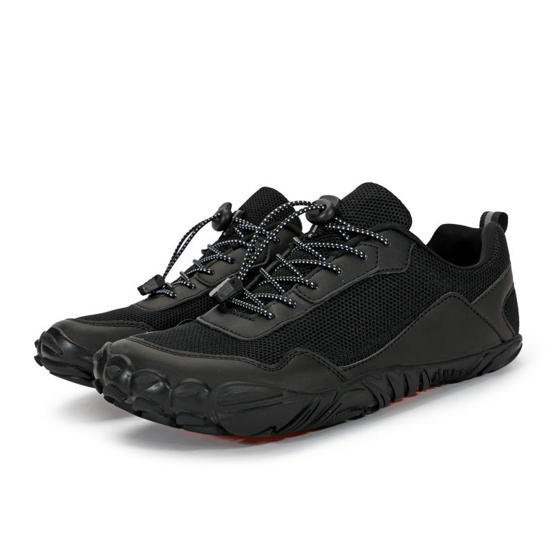 Rutschfeste Barfuß Wanderschuhe mit breiter Zehenbox