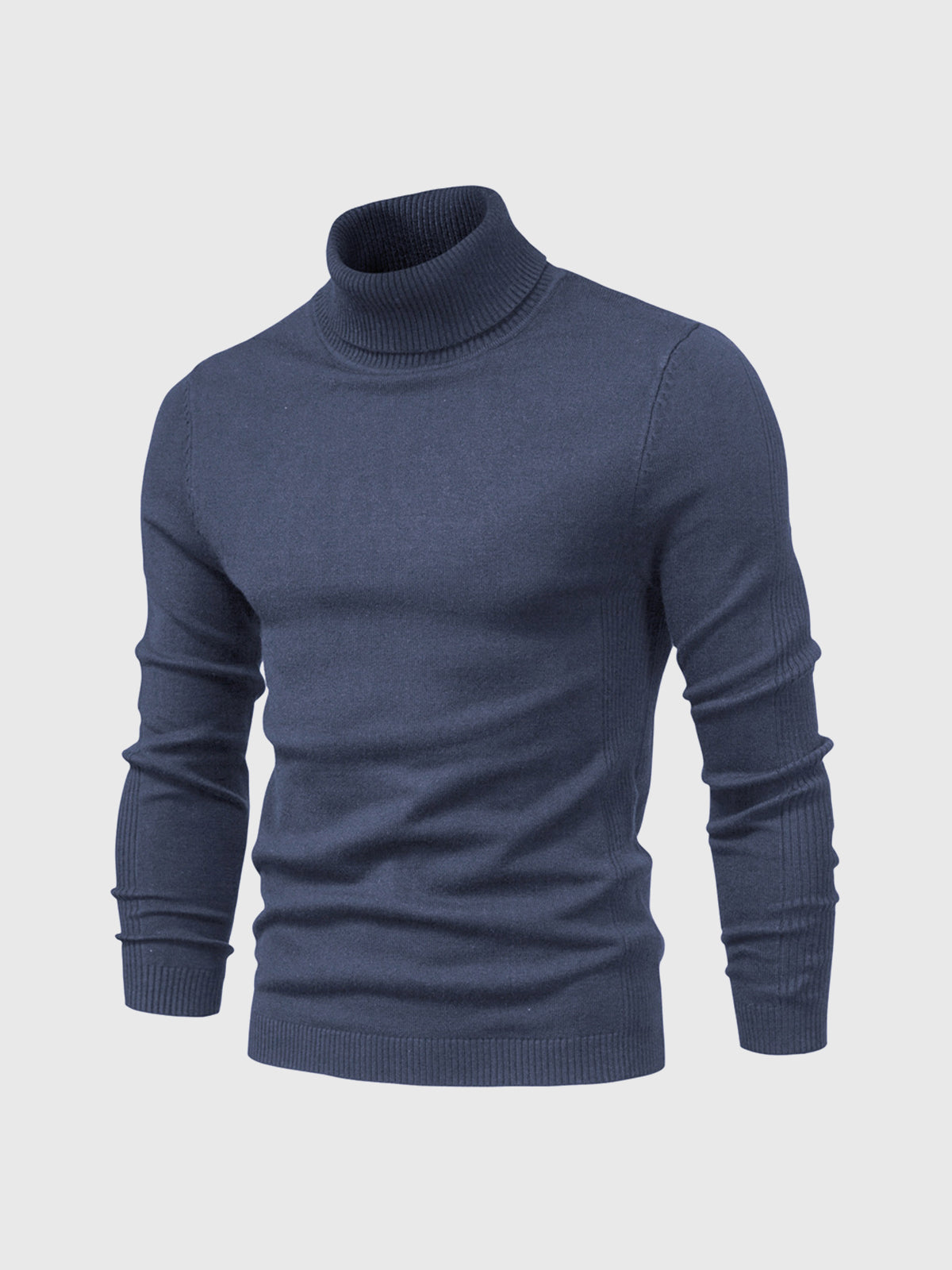 Pull à col roulé pour homme, lavable