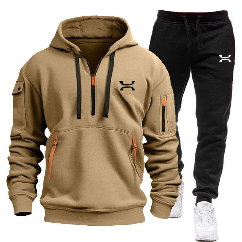 Zweiteiliger Herren Trainingsanzug mit Kapuzenpullover