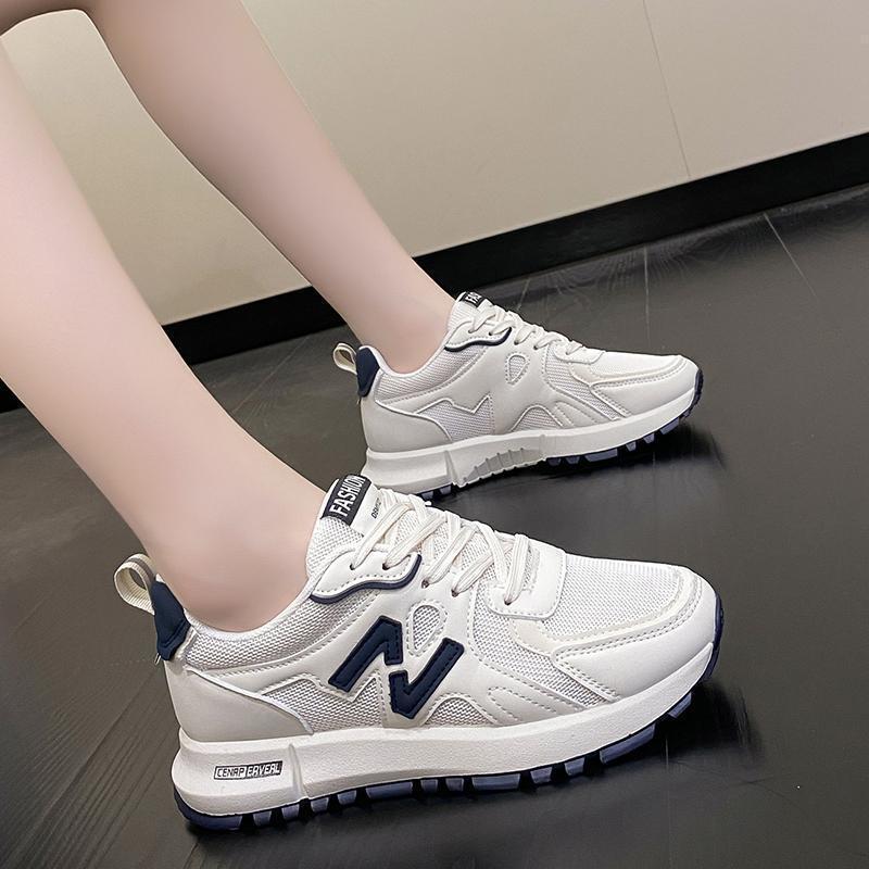 Damen Chunky Mesh Sneaker Zum Schnüren