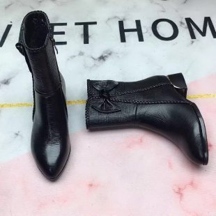 Elegante Spitze Damen Stiefeletten Für Büro Und Abend
