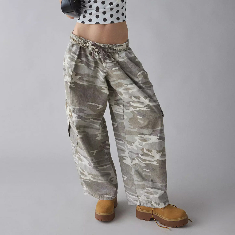 Extraweite Damen Cargohose mit Klappentaschen
