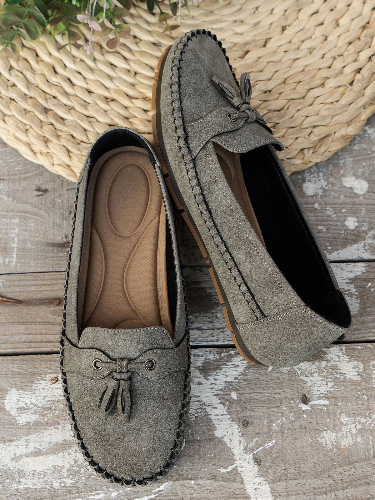 Orthopädische Damen Loafer mit Fußgewölbestütze