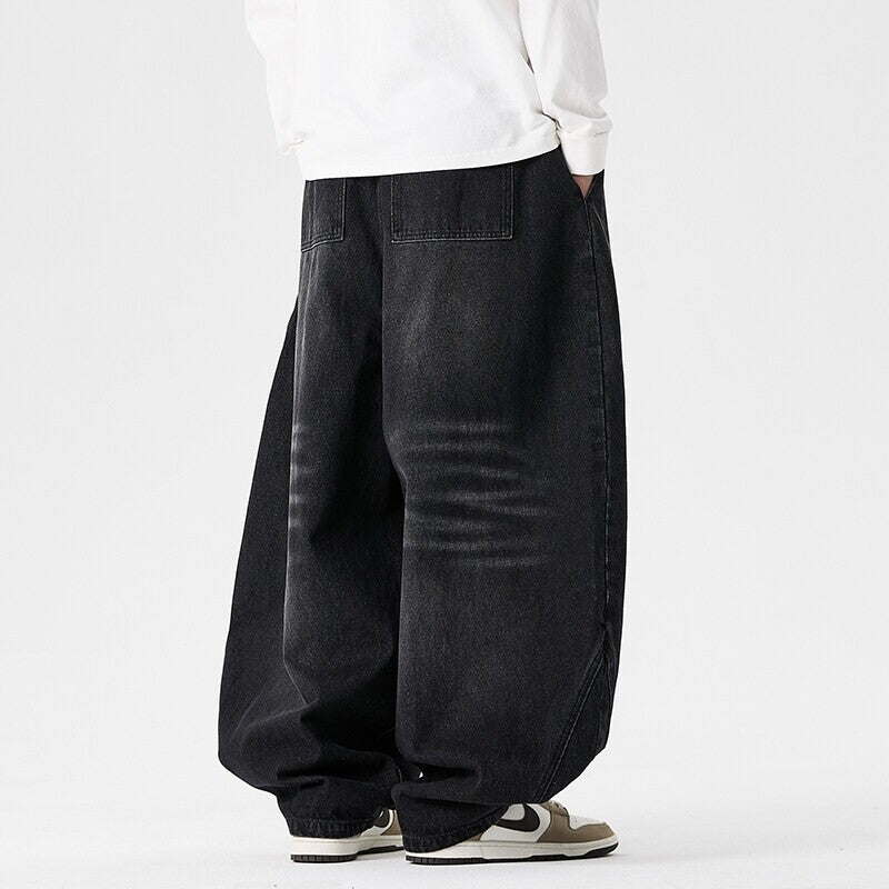 Extraweite Herren Baggy Jeans mit Ballonsaum