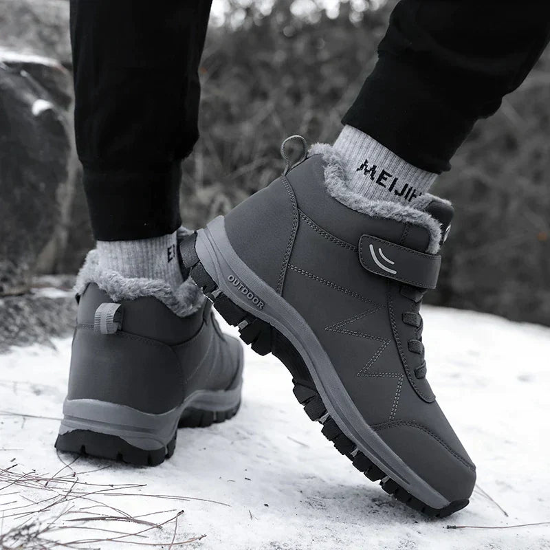 Elegante Wasserdichte Herren Winterstiefel mit Rutschfester Sohle