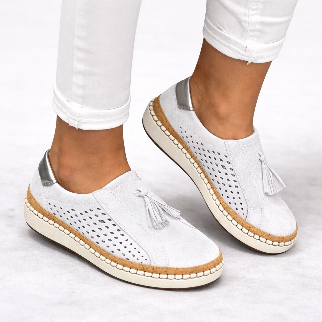 Damen Orthopädische Slipper mit Perforation für Alltag