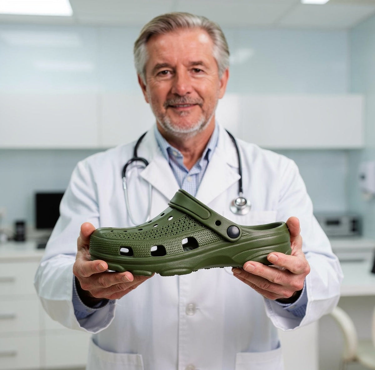 Orthopädische rutschhemmende Komfort-Clogs für Damen und Herren