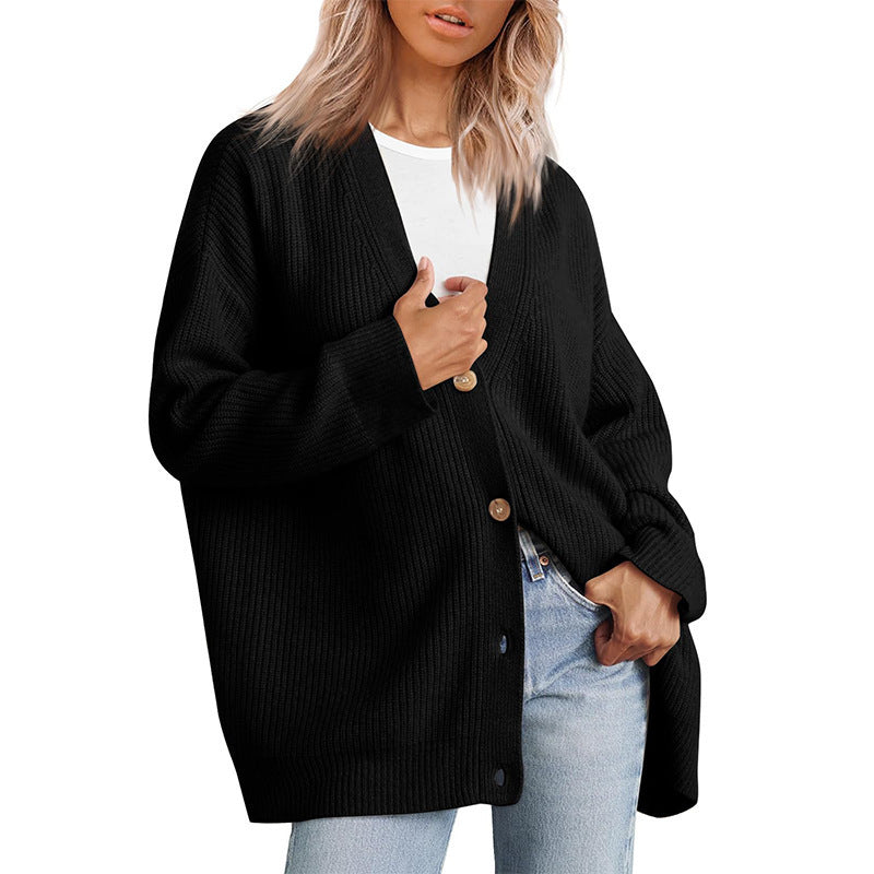 Weicher Oversize Cardigan Mit Offener Front