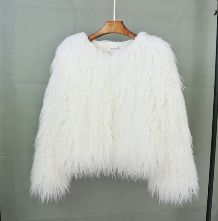 Flauschige Oversized Damen Teddyjacke für den Winter