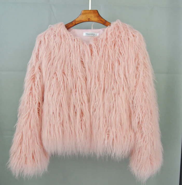 Flauschige Oversized Damen Teddyjacke für den Winter