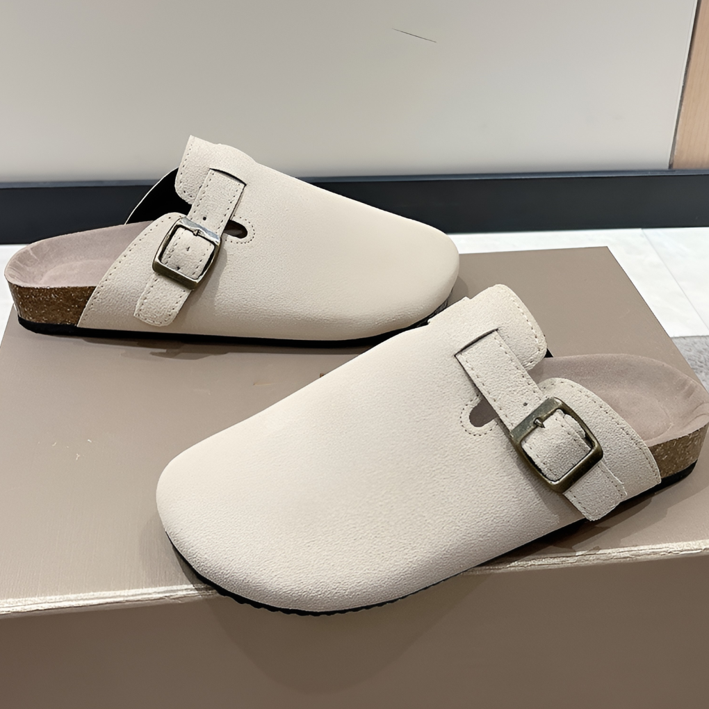 Premium Leder Unisex Sandalen Mit Ergonomischem Fußbett
