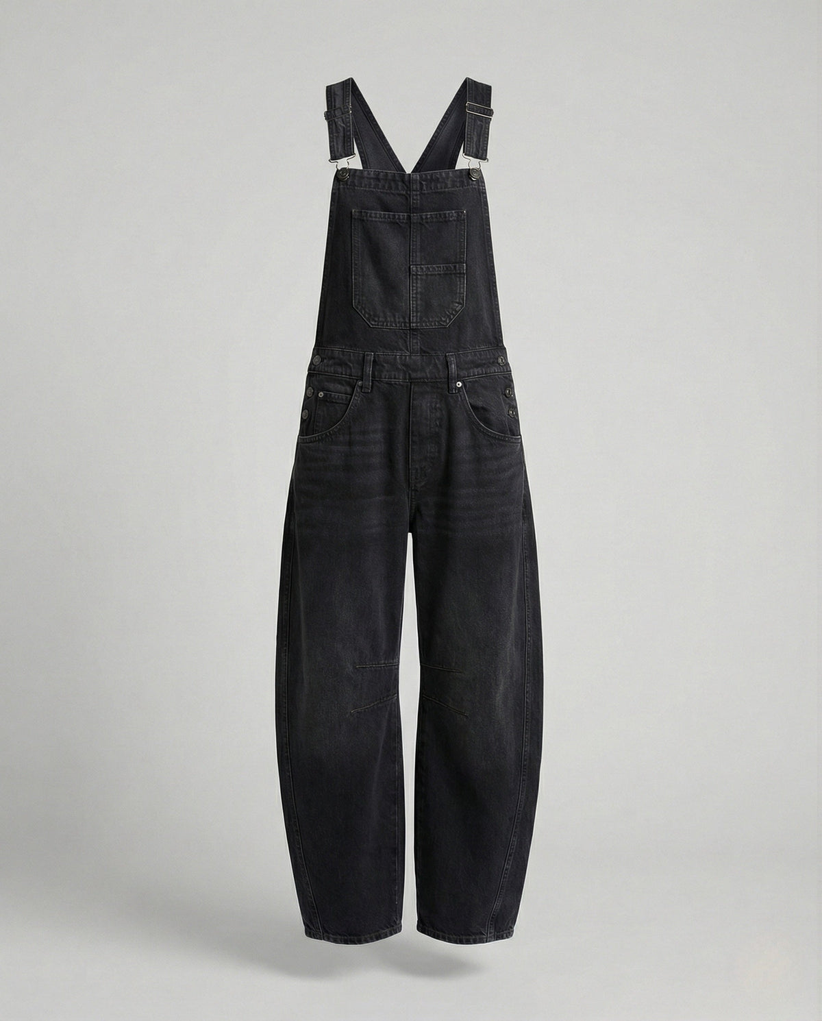 Weite Damen Latzhose aus Baumwoll-Canvas