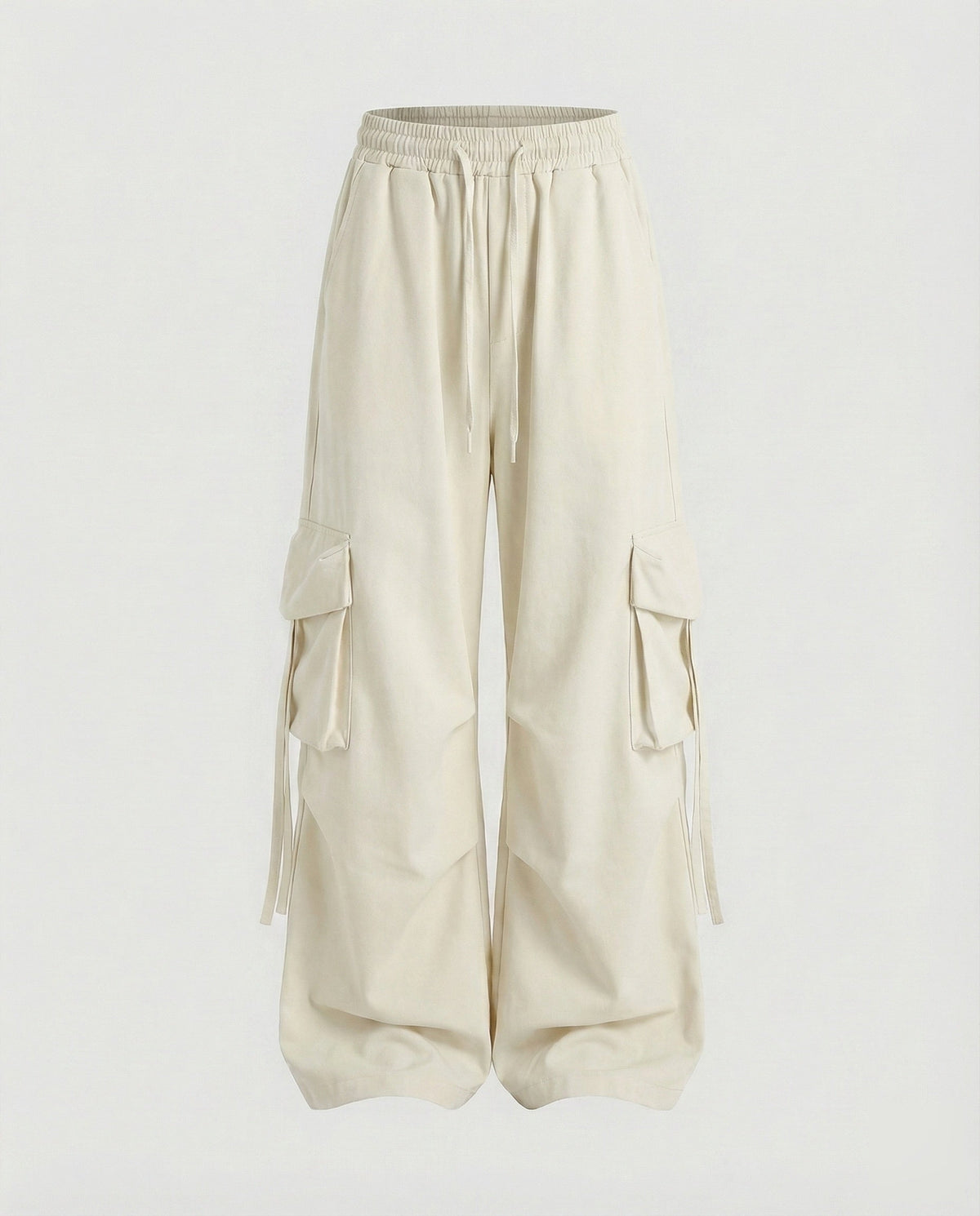 Damen Baggy Cargohose mit Tiefem Schritt