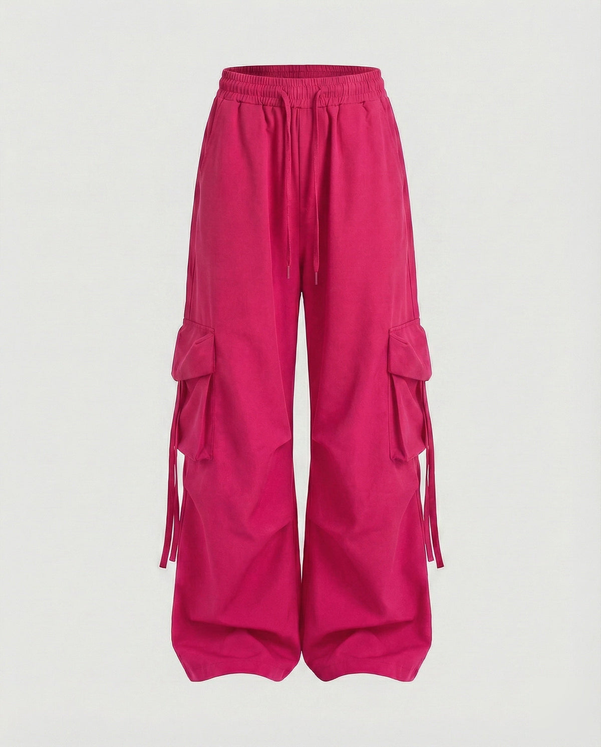 Damen Baggy Cargohose mit Tiefem Schritt