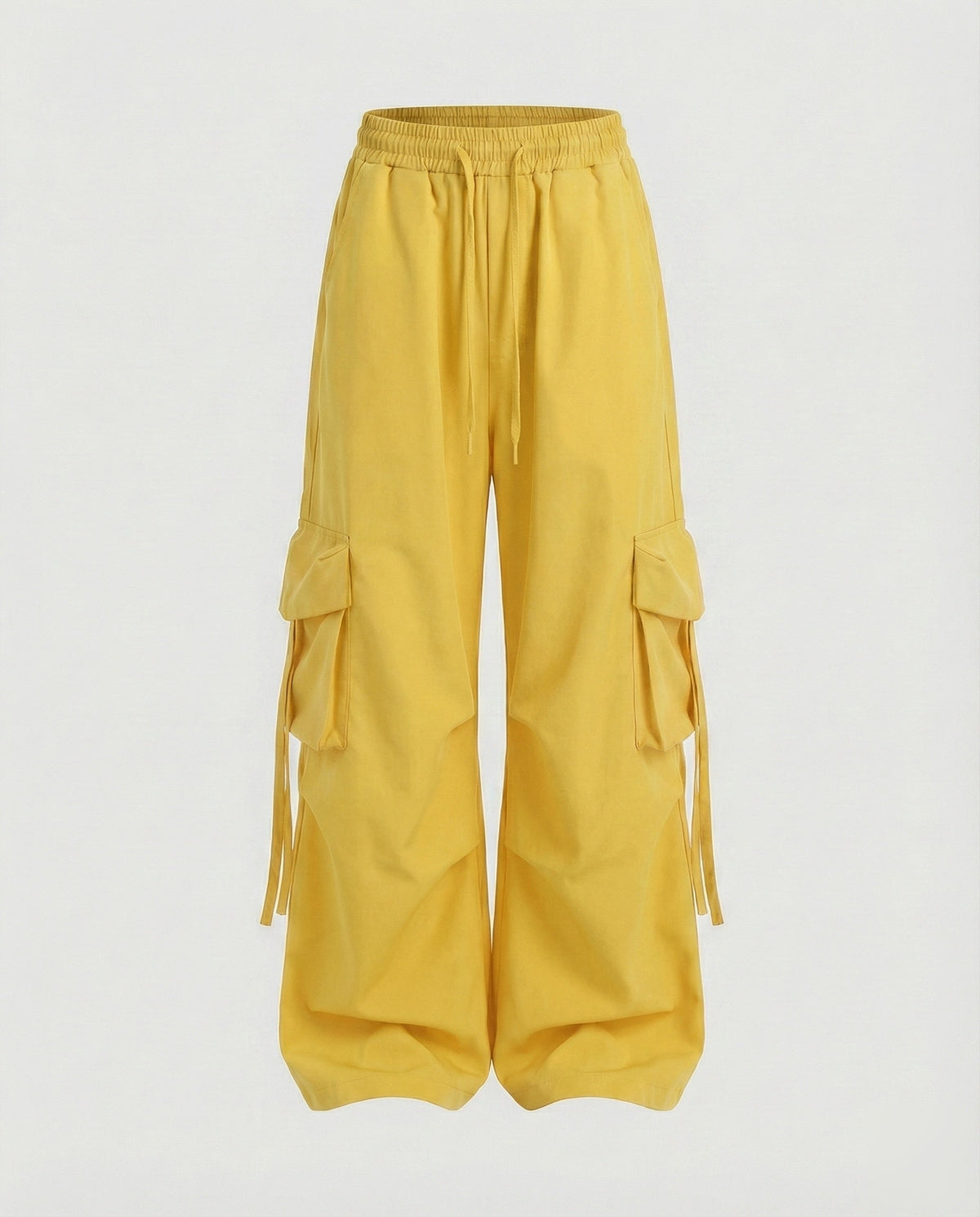 Damen Baggy Cargohose mit Tiefem Schritt