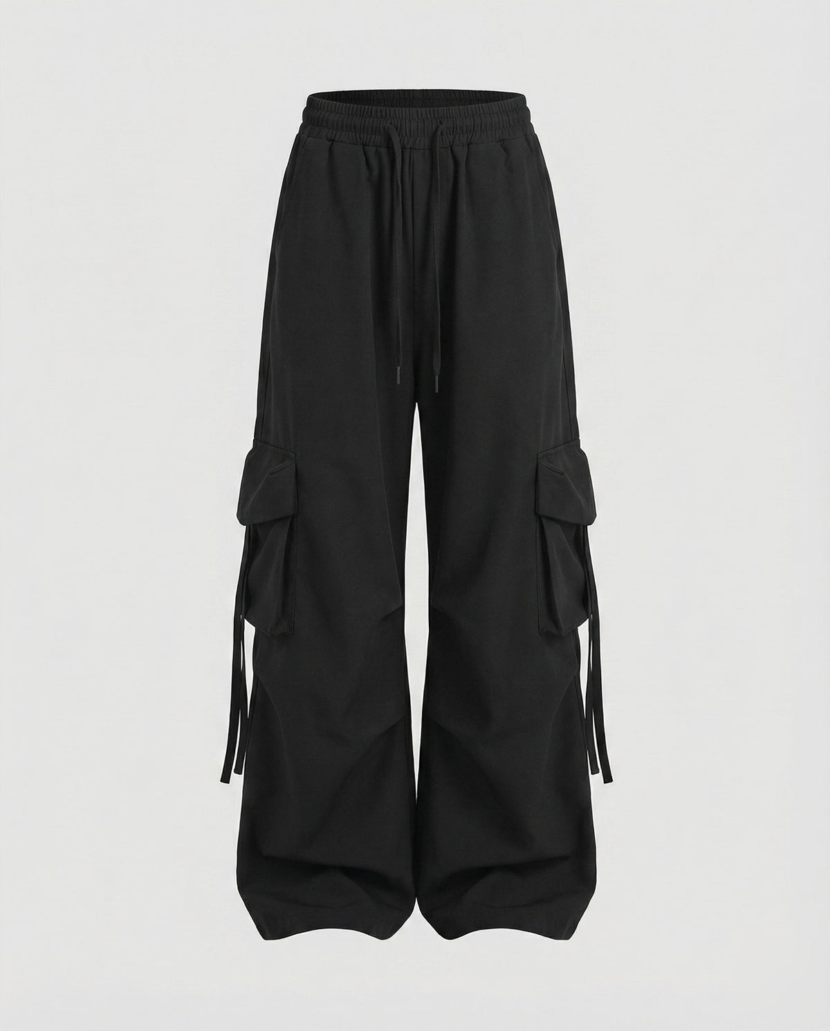 Damen Baggy Cargohose mit Tiefem Schritt