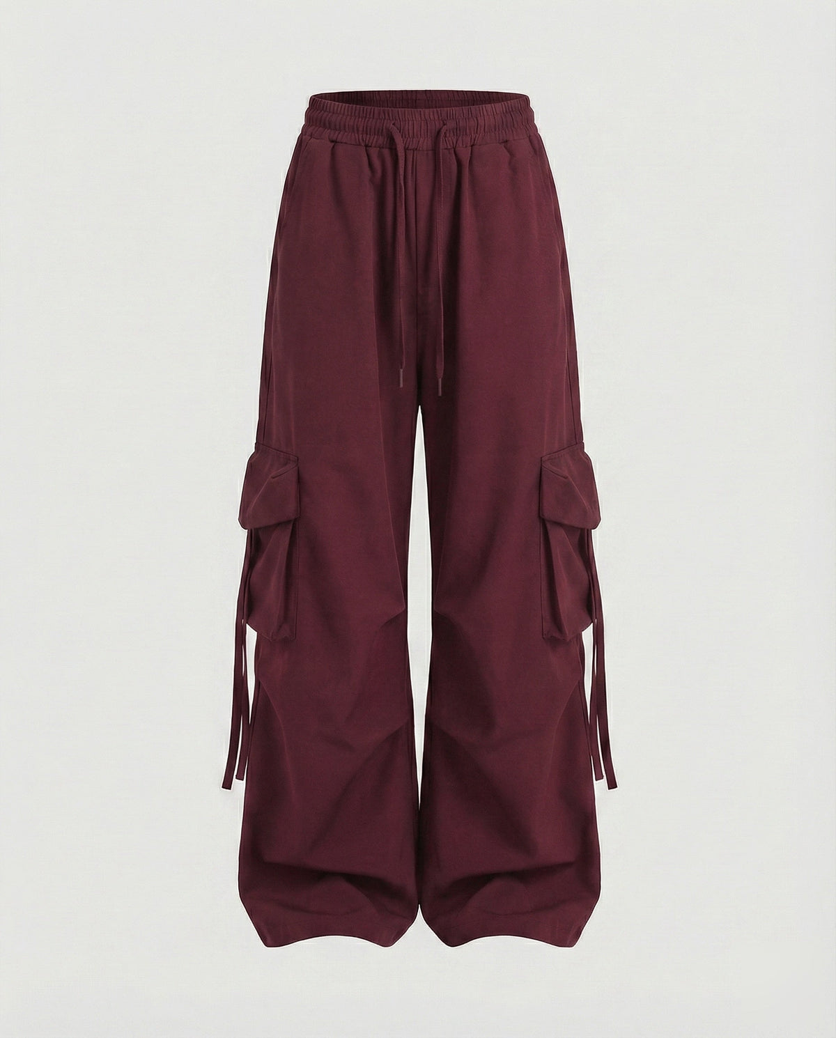 Damen Baggy Cargohose mit Tiefem Schritt
