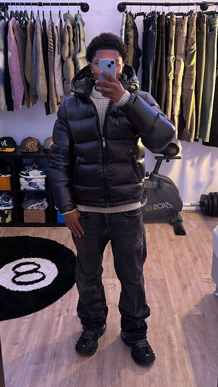 Gepolsterte Kurzjacke mit Kapuze und Sherpa-Futter