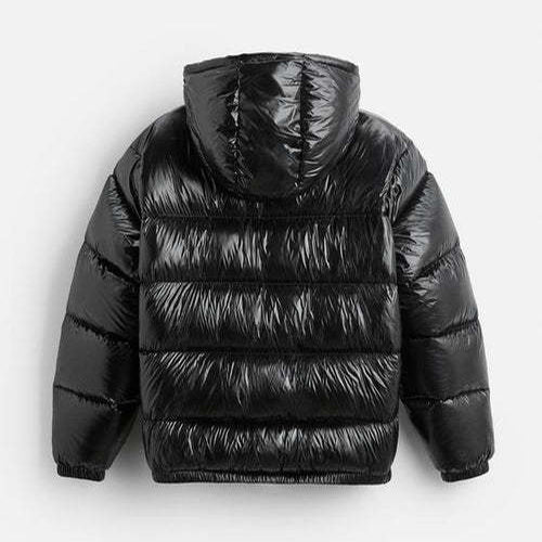 Gesteppte Winterjacke mit Kapuze für Herren
