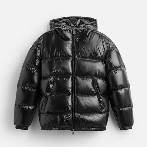 Gesteppte Winterjacke mit Kapuze für Herren