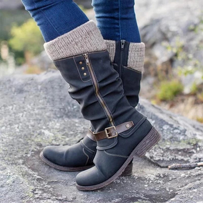 Orthopädische Komfort Stiefeletten Für Damen Mit Fußbett