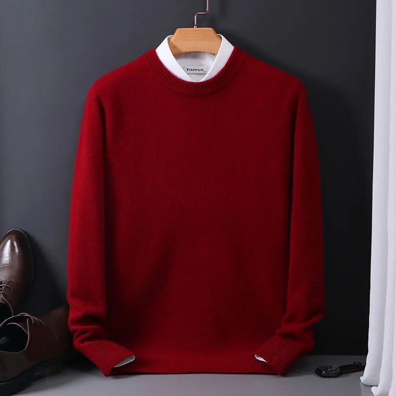 Weicher Herren Feinstrick Pullover Für Jeden Tag