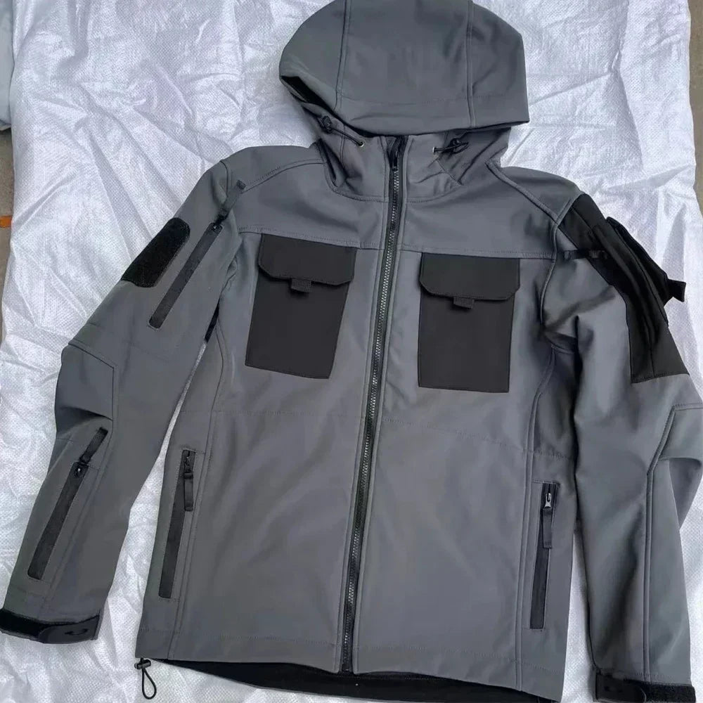 Wasserdichter Herren Thermoanzug mit Vielen Taschen