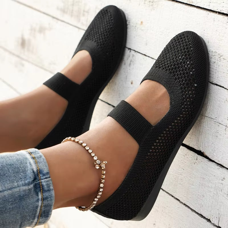 Flexible Damen Barfussschuhe mit dünner Sohle für Spaziergänge