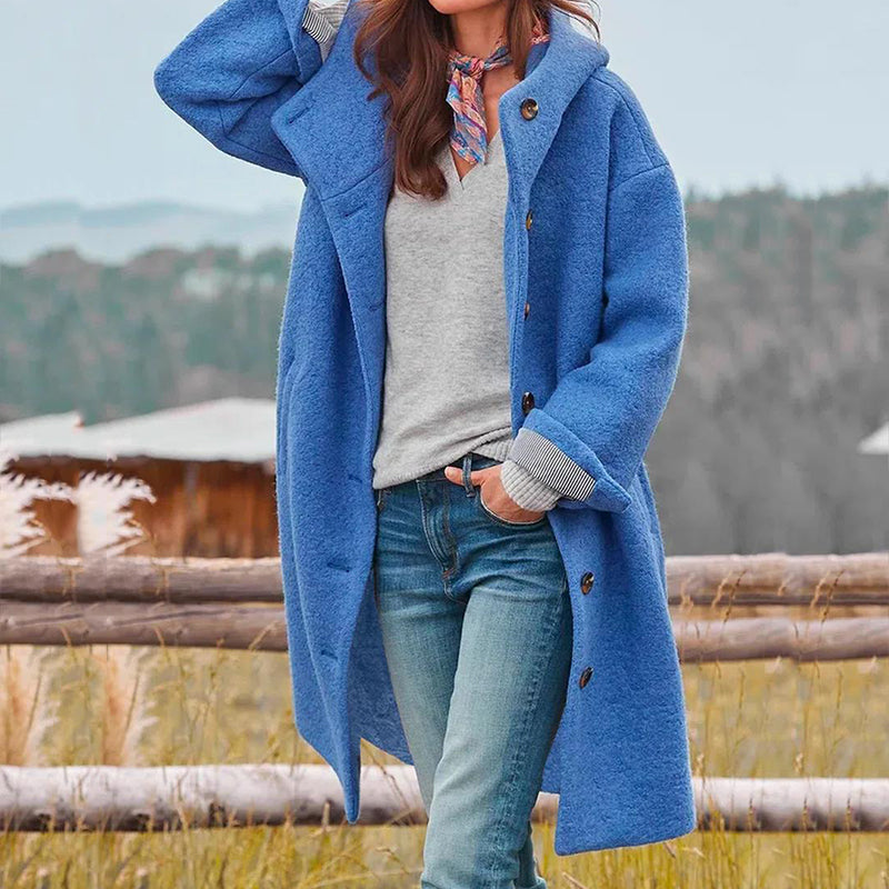 Gefütterte Winterjacke mit Bequemem Schnitt für Damen