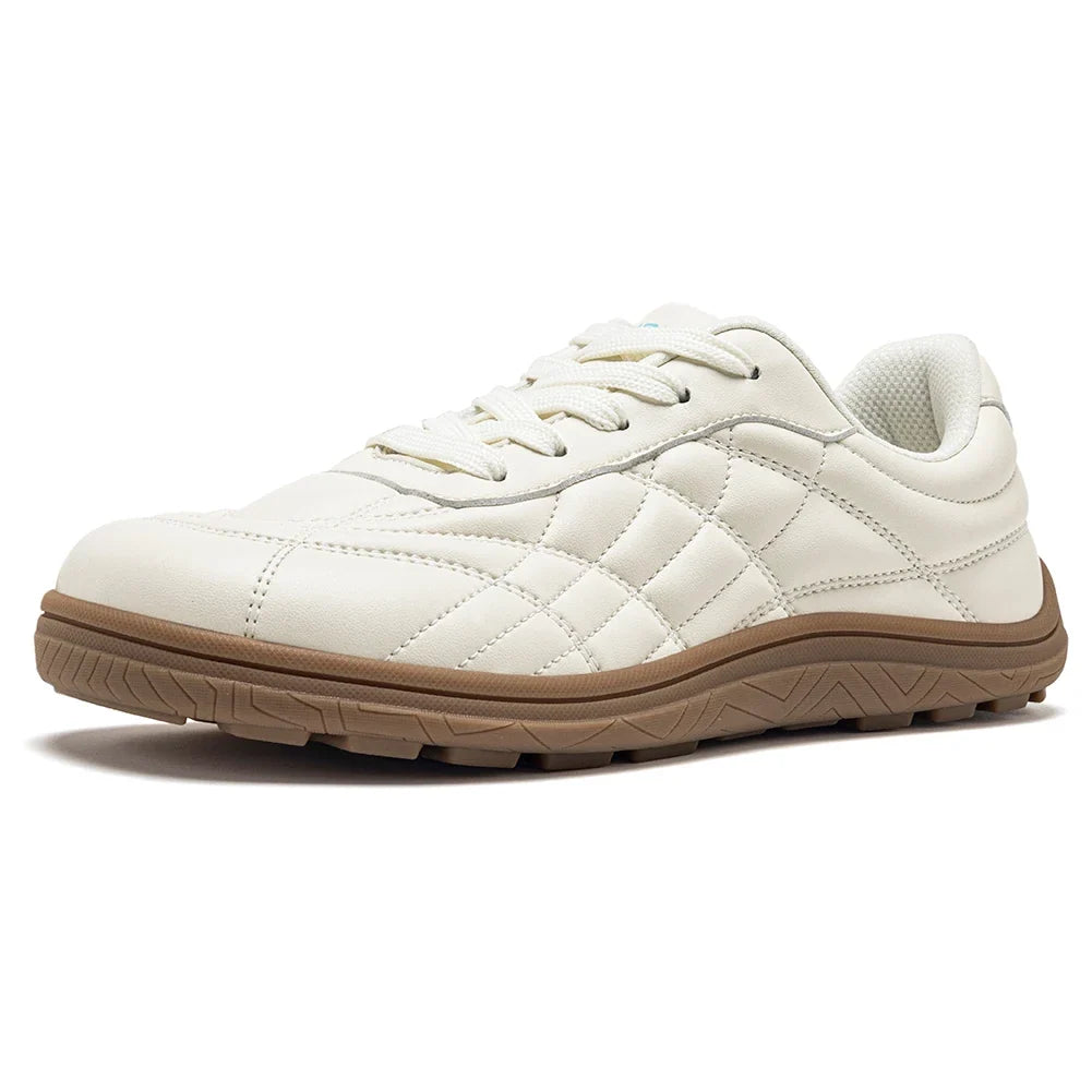 Damen Barfuß Sneaker zum Schnüren mit breiter Zehenbox