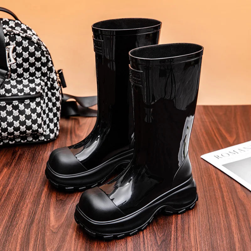Knöchelhohe Damen Regenstiefel Mit Rutschfester Sohle