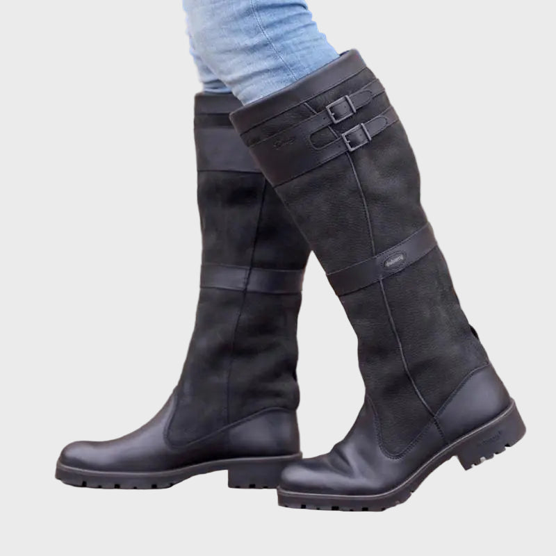 Hohe Damen Stiefel Mit Gepolsterter Einlegesohle