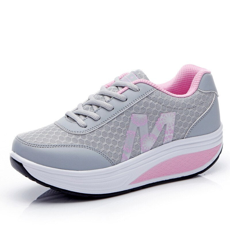 Gepolsterte Orthopädische Walking-Sneaker für Damen im Berufsalltag