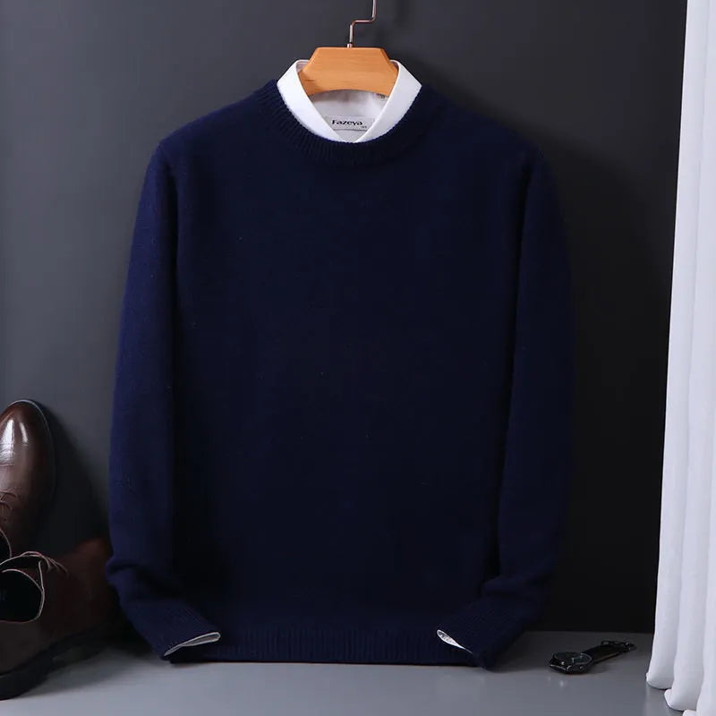 Weicher Herren Feinstrick Pullover Für Jeden Tag