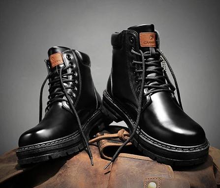 Wasserabweisende Herren Winterstiefel Mit Griffiger Sohle