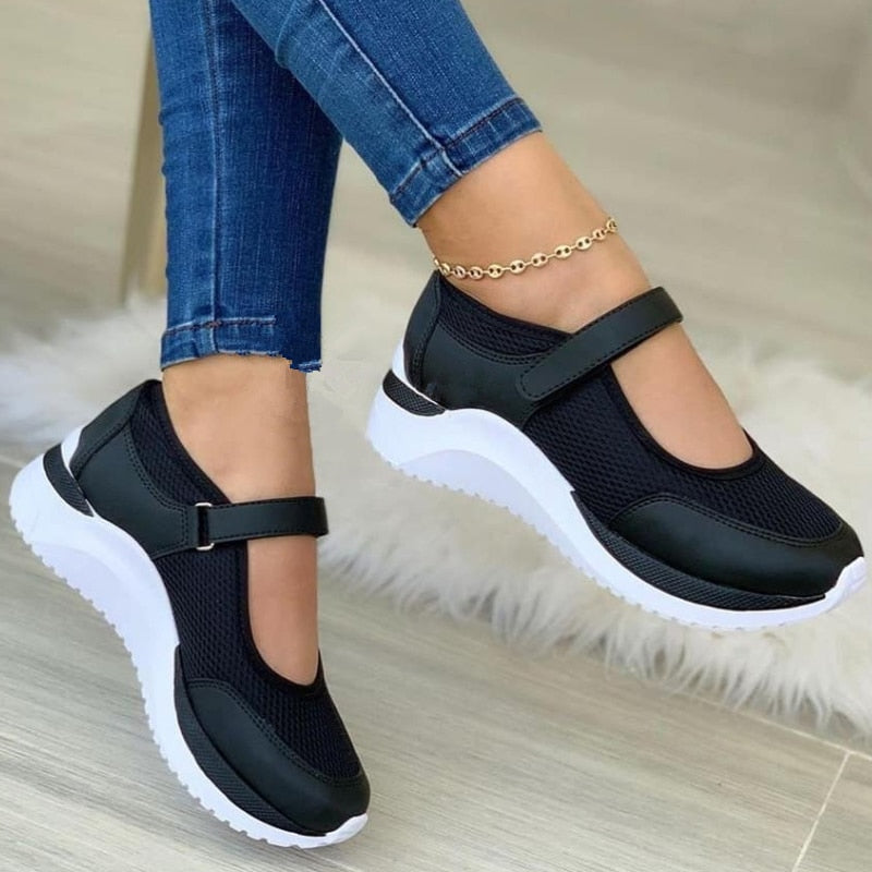 Leichte Atmungsaktive Orthopädische Damen Sneaker für den Alltag