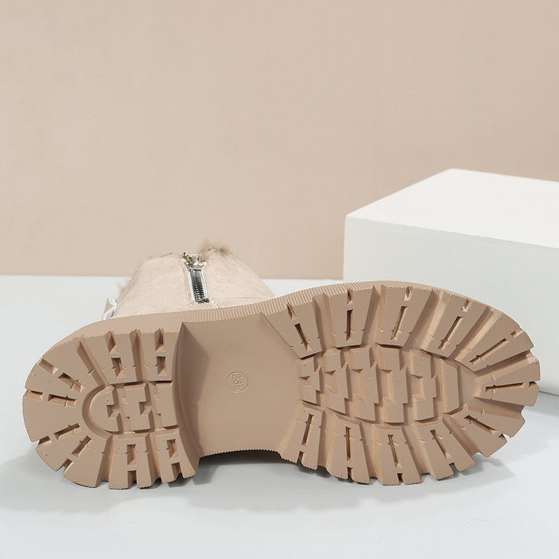 Orthopädische Damen Stiefeletten Mit Stabilem Absatz