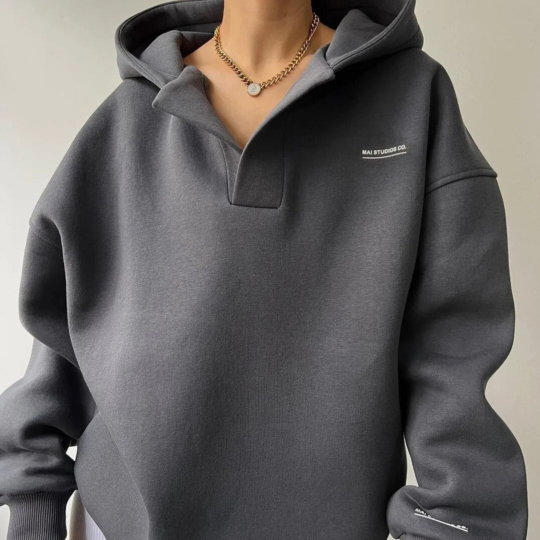Pull-over à col rond intemporel en maille douce
