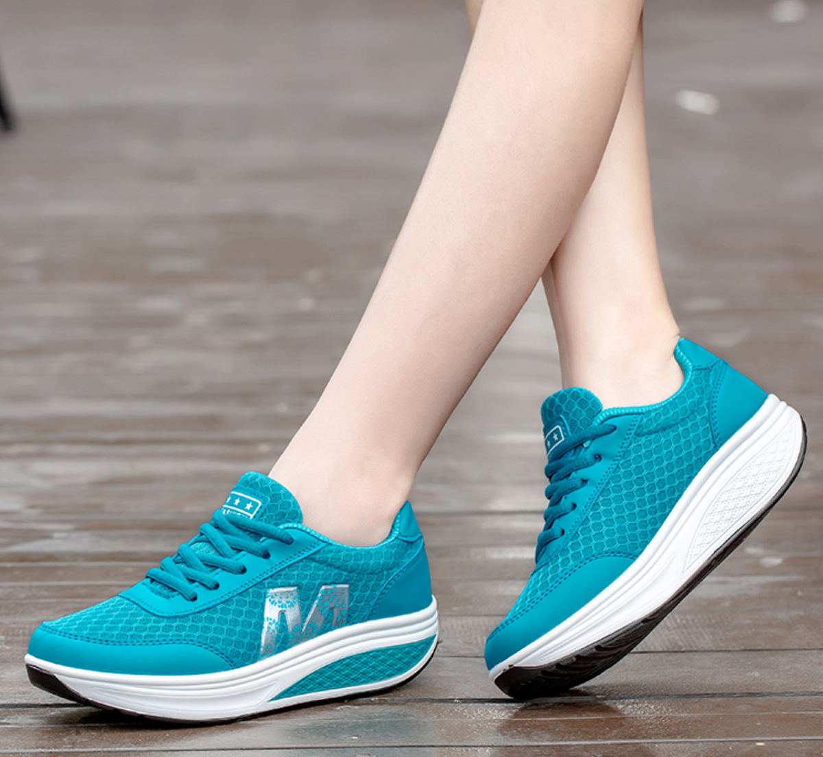 Gepolsterte Orthopädische Walking-Sneaker für Damen im Berufsalltag