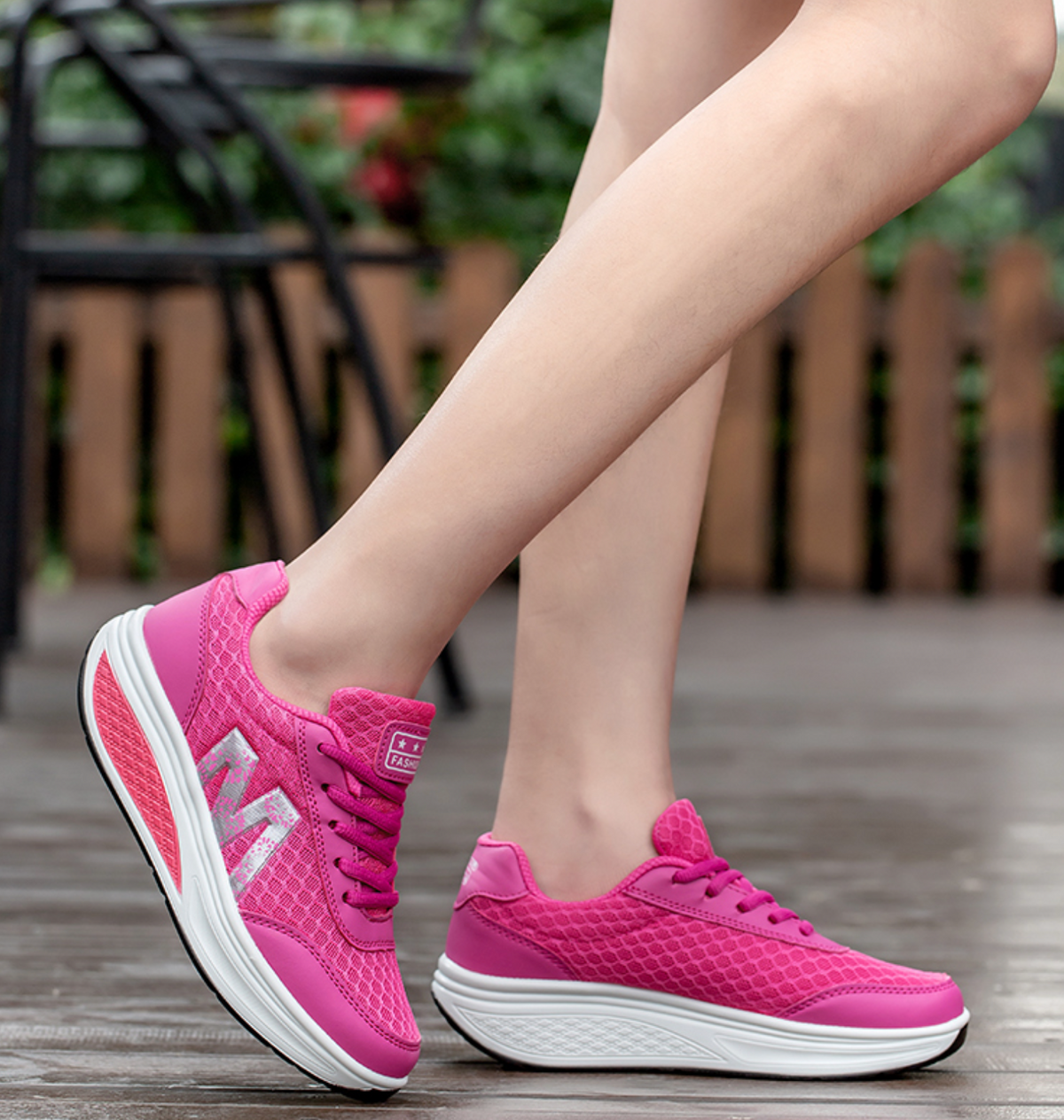 Gepolsterte Orthopädische Walking-Sneaker für Damen im Berufsalltag